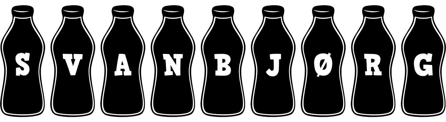Svanbjørg bottle logo