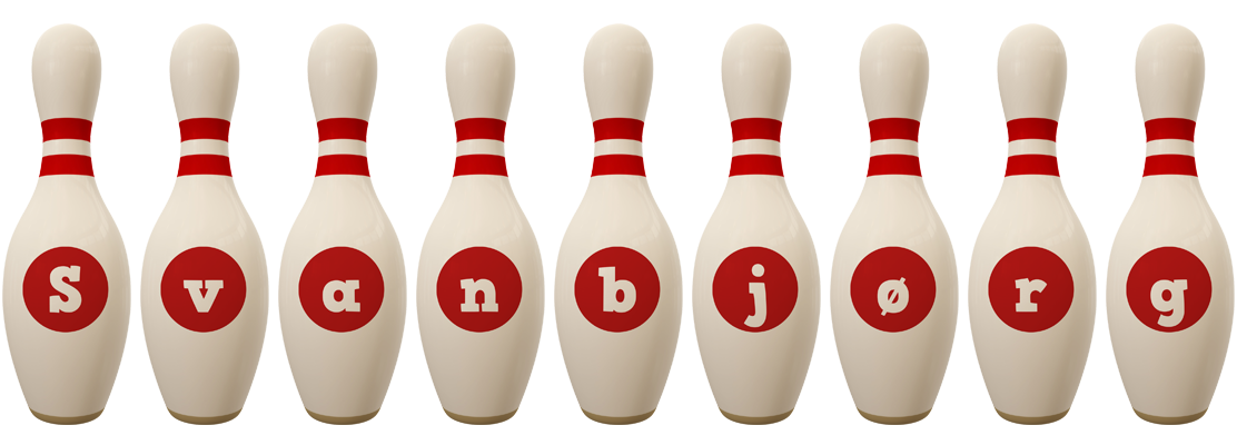Svanbjørg bowling-pin logo