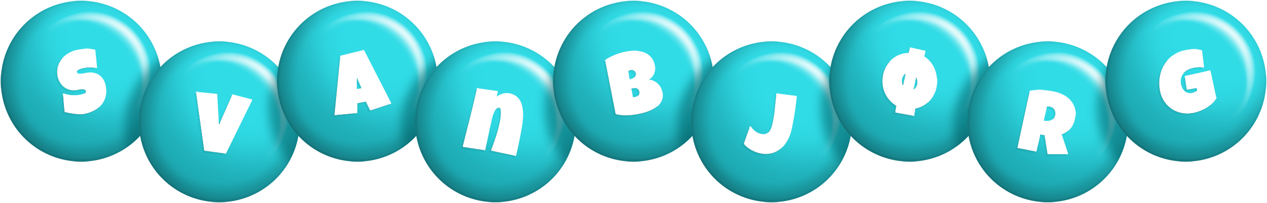 Svanbjørg candy-azur logo
