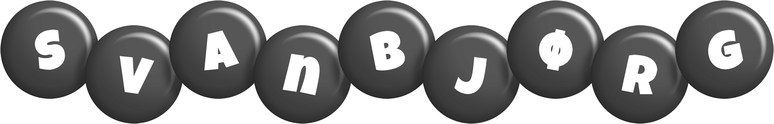 Svanbjørg candy-black logo