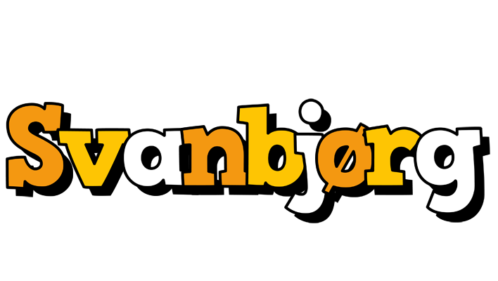 Svanbjørg cartoon logo