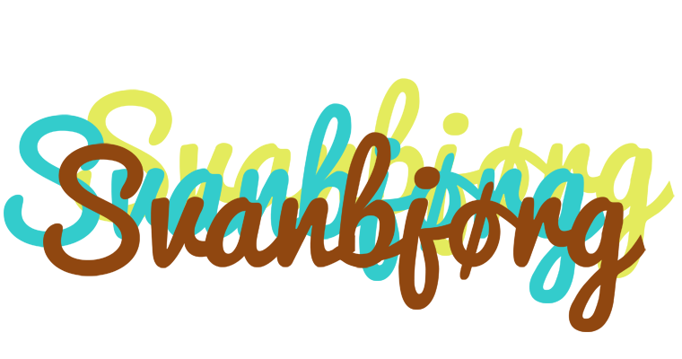 Svanbjørg cupcake logo