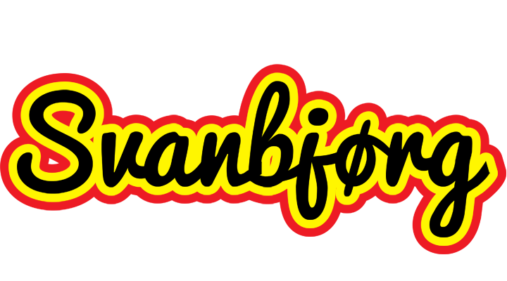 Svanbjørg flaming logo
