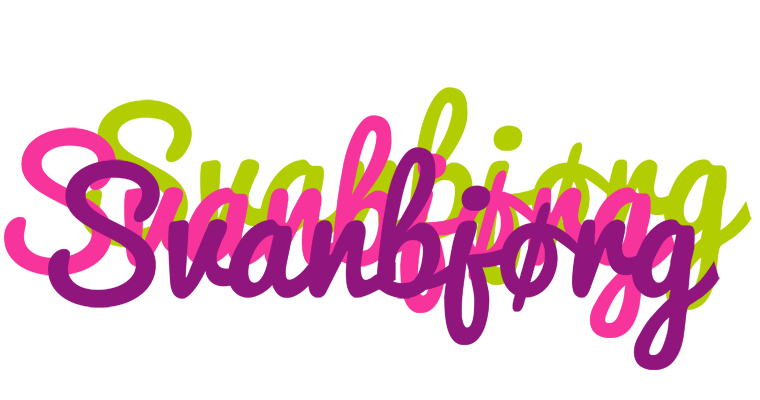 Svanbjørg flowers logo