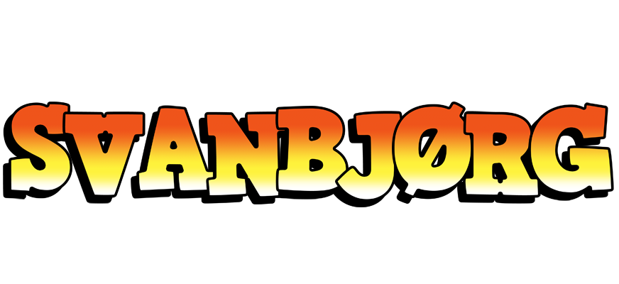 Svanbjørg sunset logo