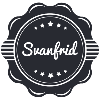 Svanfrid badge logo
