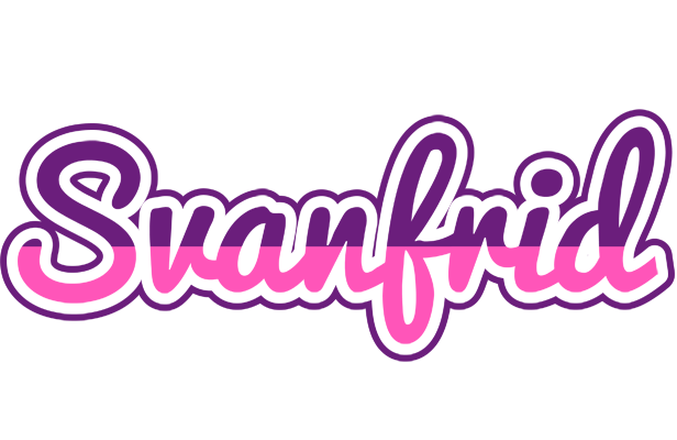 Svanfrid cheerful logo