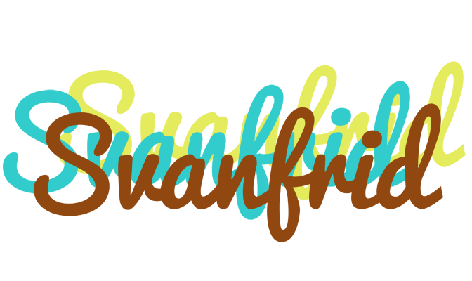 Svanfrid cupcake logo
