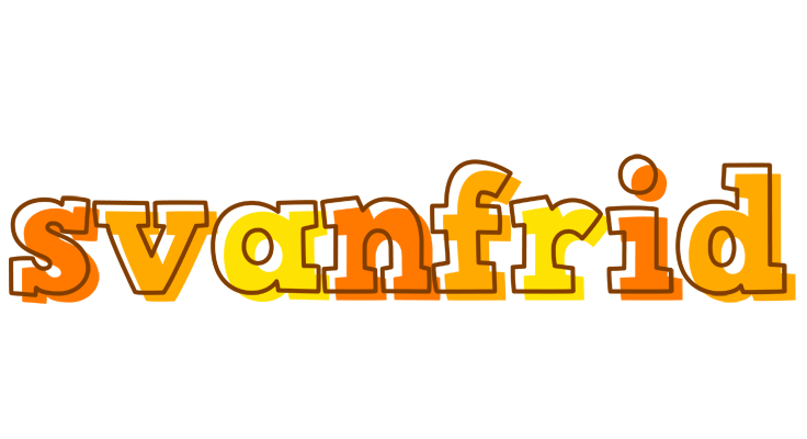 Svanfrid desert logo