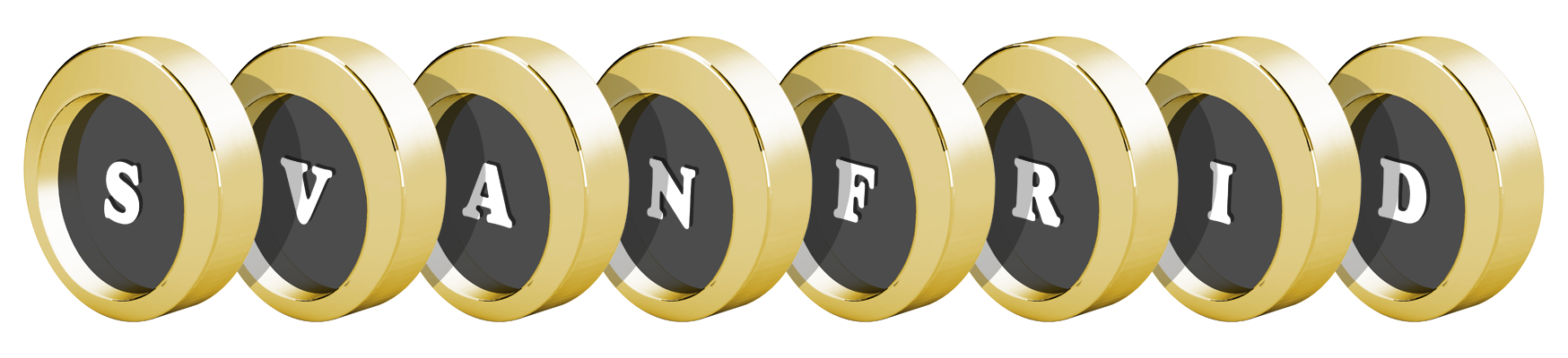 Svanfrid gold logo