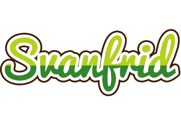 Svanfrid golfing logo