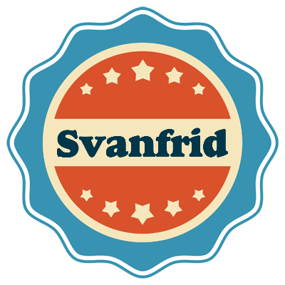 Svanfrid labels logo
