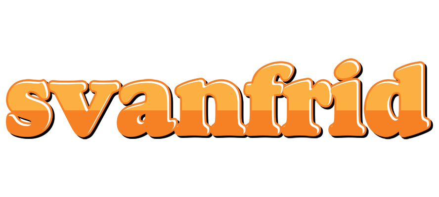 Svanfrid orange logo