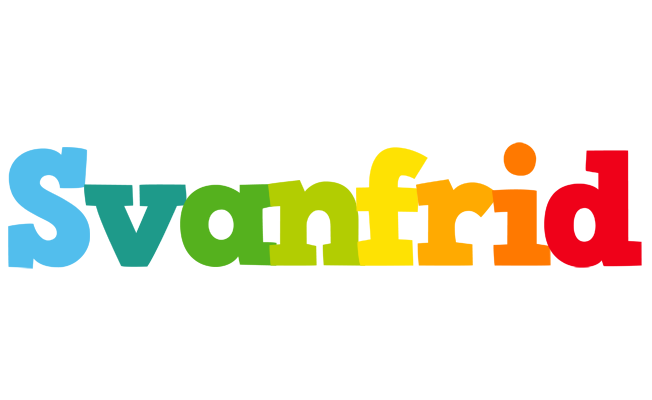 Svanfrid rainbows logo