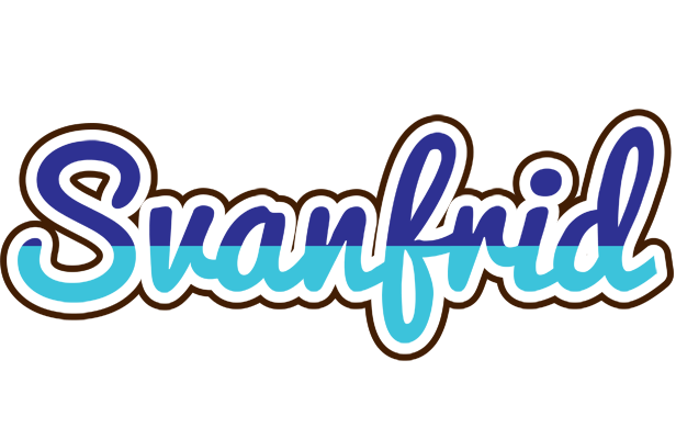 Svanfrid raining logo