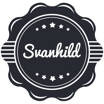 Svanhild badge logo