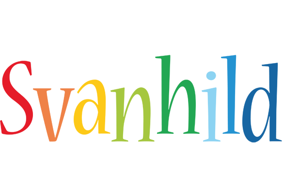 Svanhild birthday logo