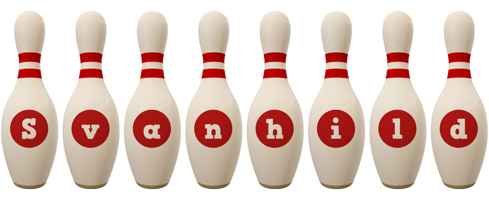 Svanhild bowling-pin logo