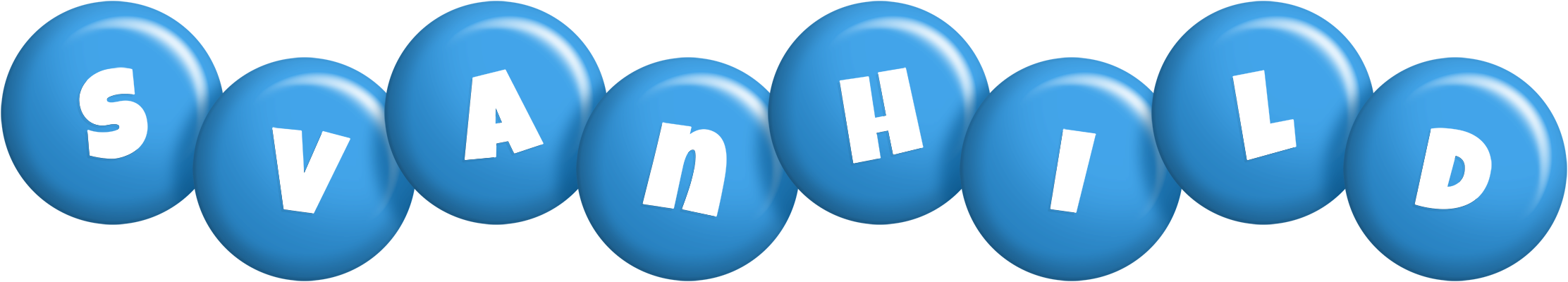 Svanhild candy-blue logo