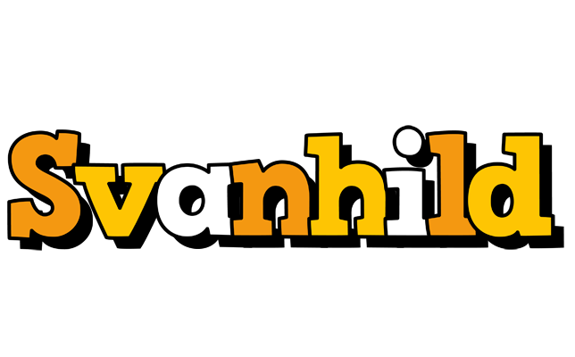 Svanhild cartoon logo