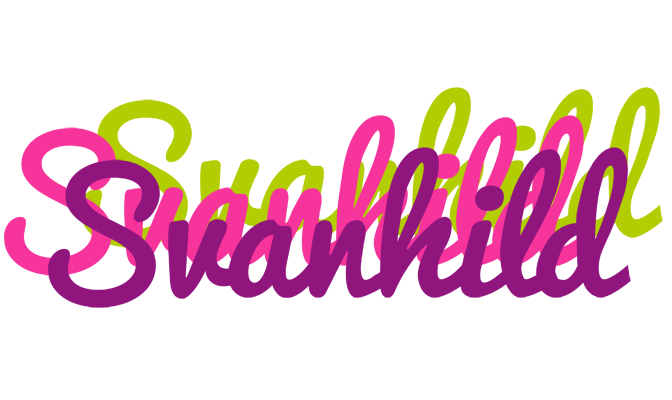 Svanhild flowers logo