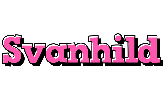 Svanhild girlish logo