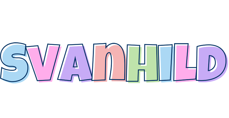 Svanhild pastel logo