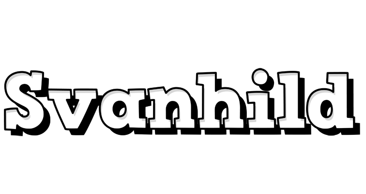 Svanhild snowing logo