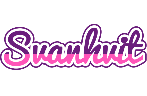 Svanhvit cheerful logo