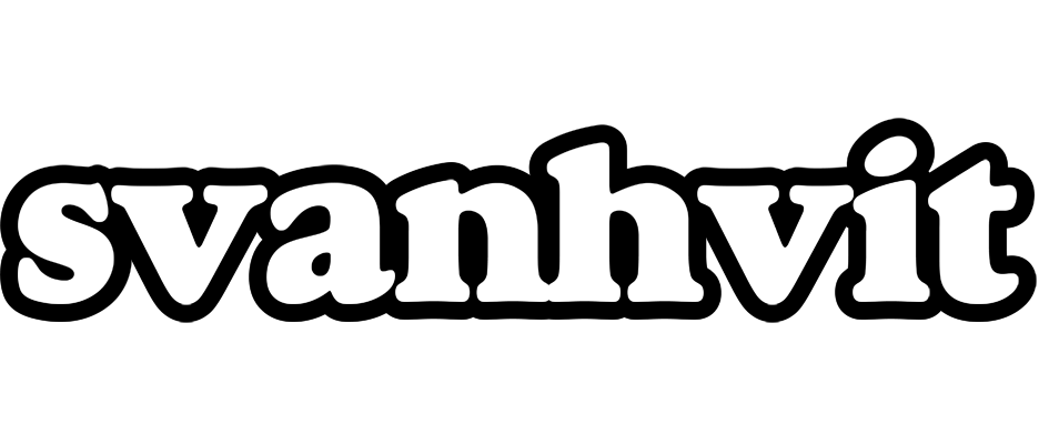Svanhvit panda logo