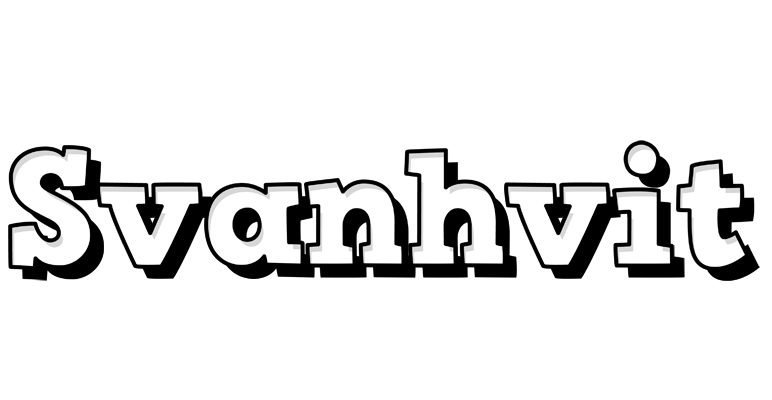 Svanhvit snowing logo