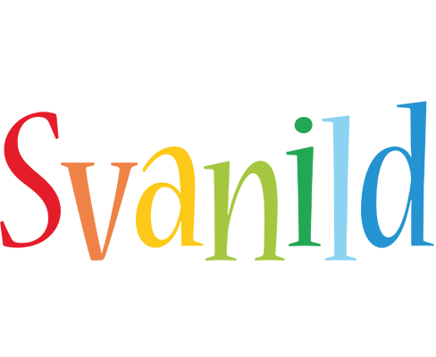 Svanild birthday logo