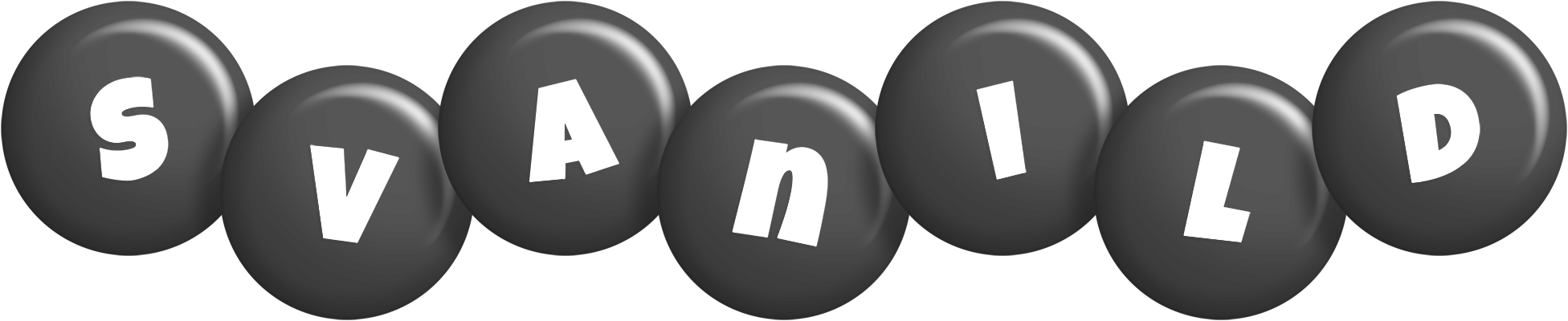 Svanild candy-black logo