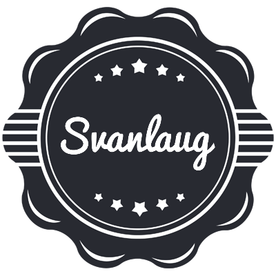 Svanlaug badge logo