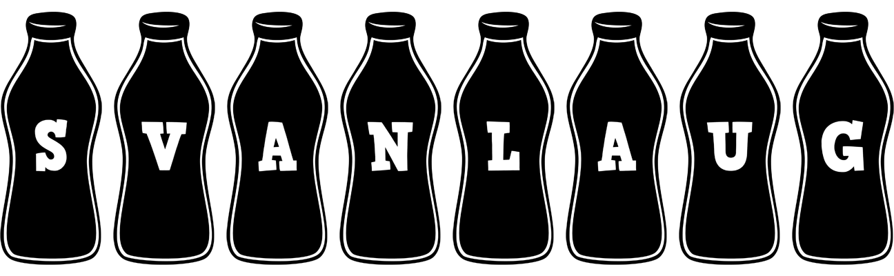 Svanlaug bottle logo