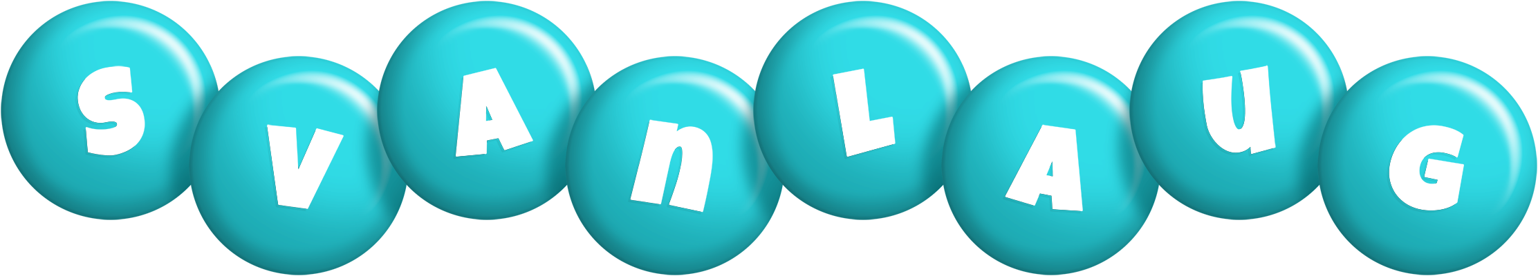 Svanlaug candy-azur logo