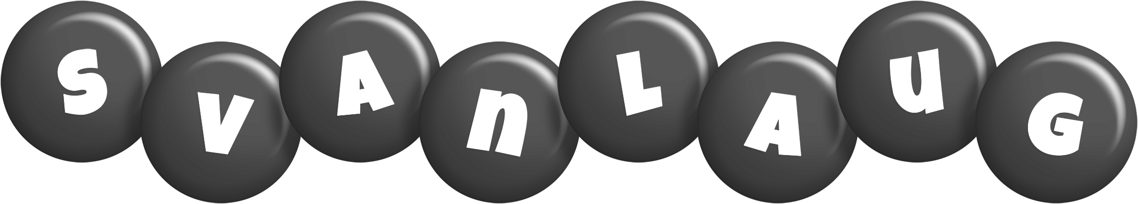 Svanlaug candy-black logo