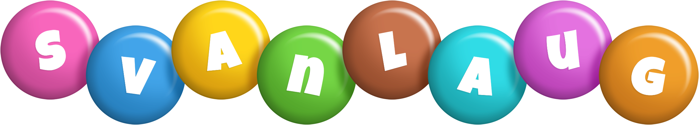 Svanlaug candy logo