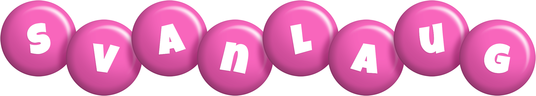 Svanlaug candy-pink logo