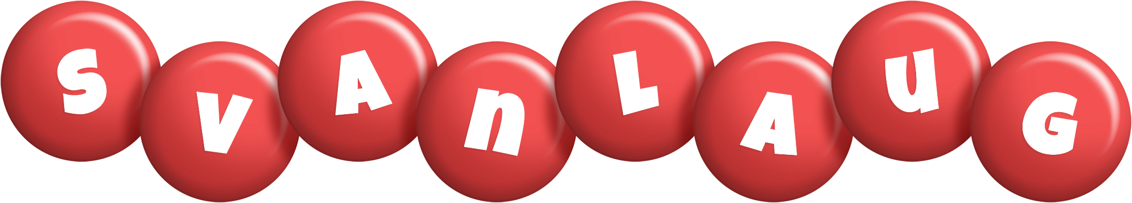 Svanlaug candy-red logo
