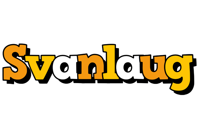 Svanlaug cartoon logo