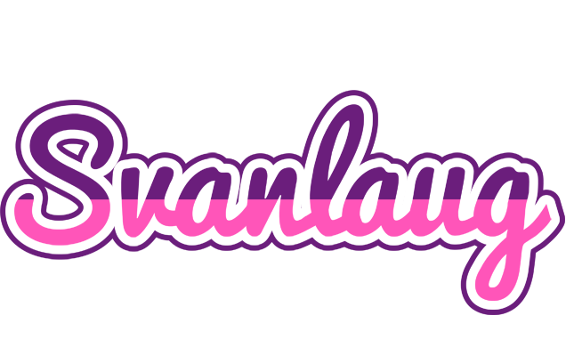 Svanlaug cheerful logo