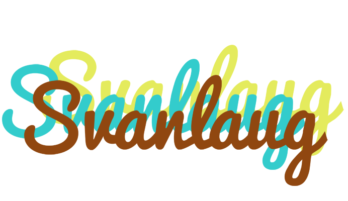 Svanlaug cupcake logo