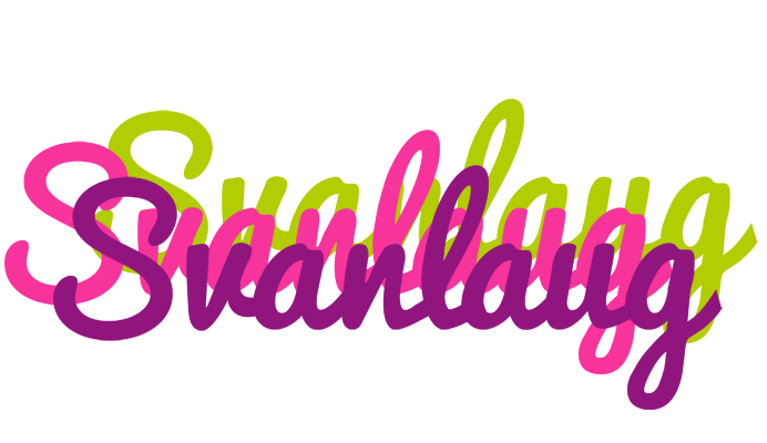 Svanlaug flowers logo