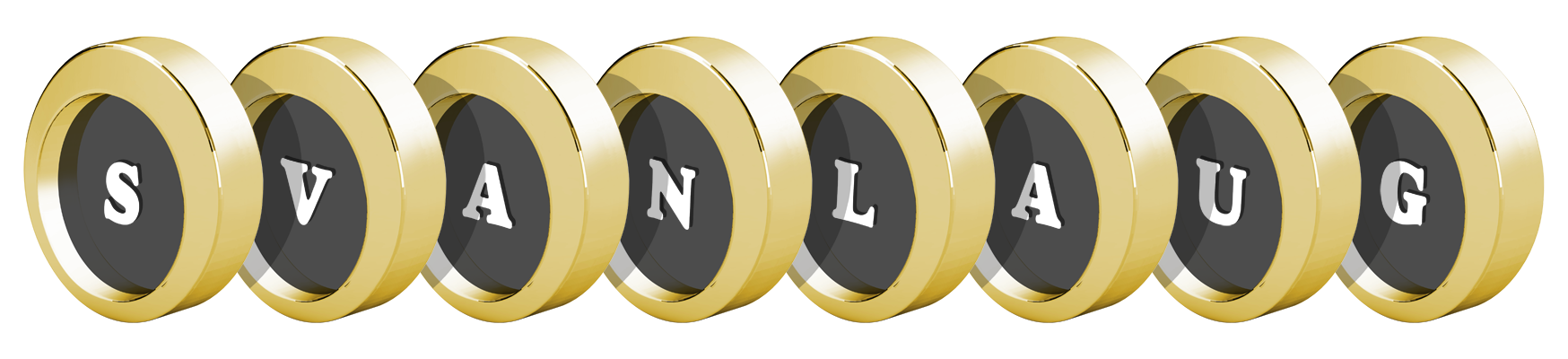 Svanlaug gold logo