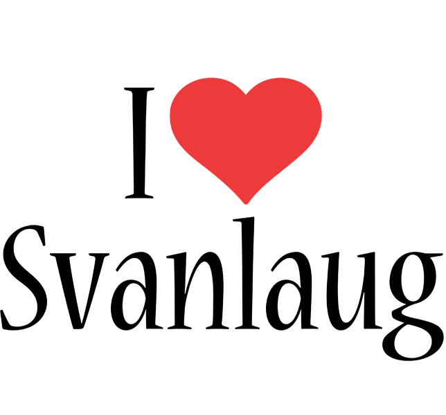 Svanlaug i-love logo