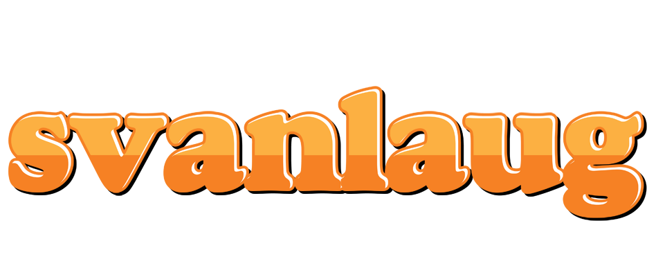Svanlaug orange logo