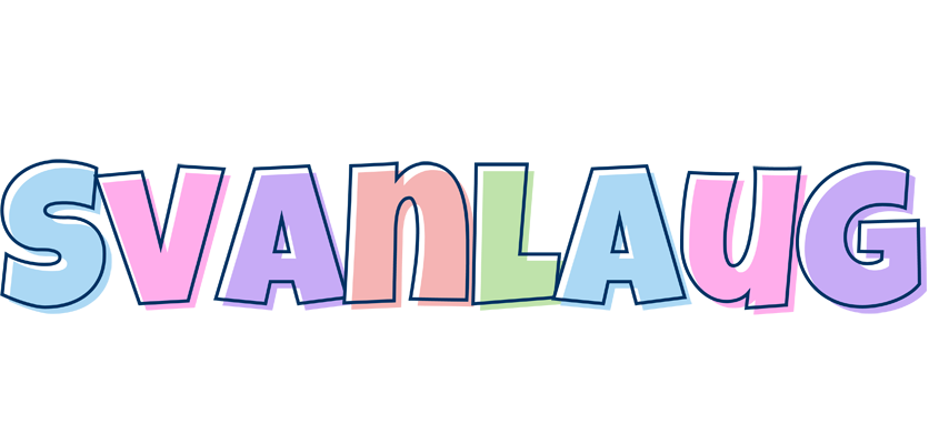 Svanlaug pastel logo