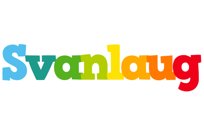 Svanlaug rainbows logo