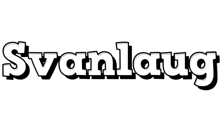 Svanlaug snowing logo